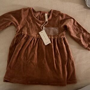 NWT Quincy Mae Velvet Dress